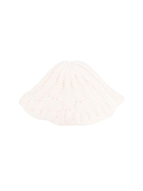 MM6 Maison Margiela ribbed knit bucket hat