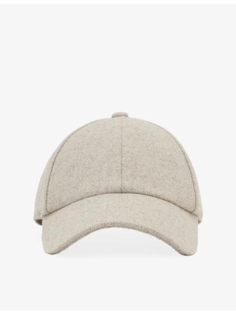 REISS Helena Wool-Blend Baseball Cap