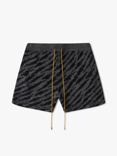 Rhude ZEBRA KNIT SHORTS