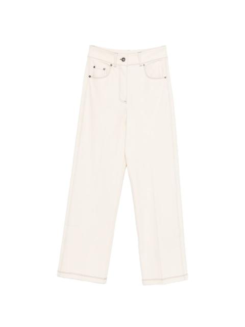 Max Mara straight leg seam jeans
