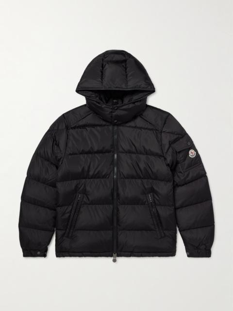 Moncler Maya Logo-Appliquéd Quilted Shell Hooded Down Jacket