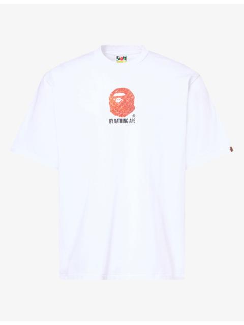 A BATHING APE® Strawberry by Bathing Ape Relaxed Graphic Cotton-Jersey T-Shirt