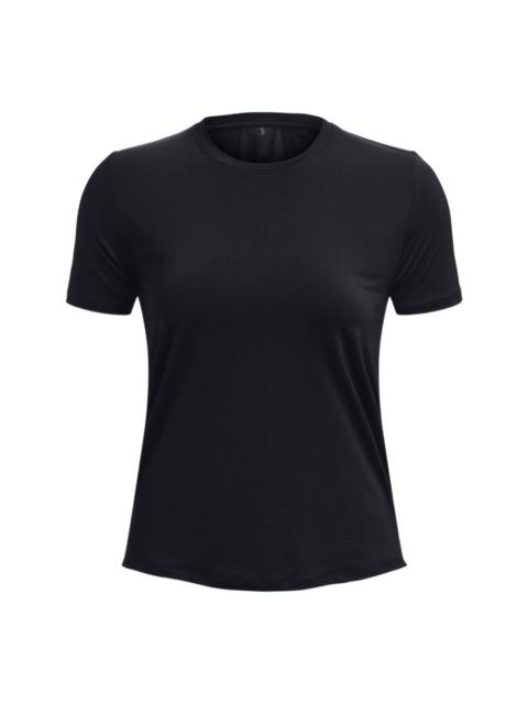 Under Armour (WMNS) Under Armour Rush Vent T-shirt 'Black' 1379043-001