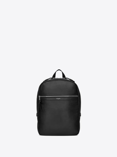 SAINT LAURENT laptop city backpack in smooth leather