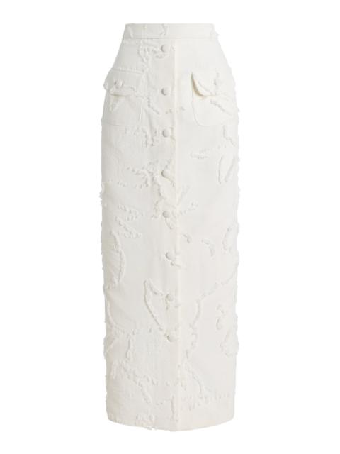 ADAM LIPPES Dakota Cotton Fil Coupe Skirt