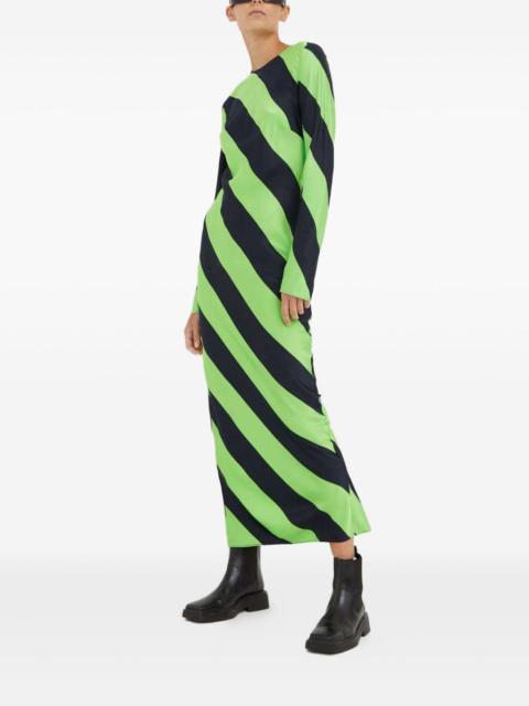 SAMSØE SAMSØE striped long-sleeves maxi dress