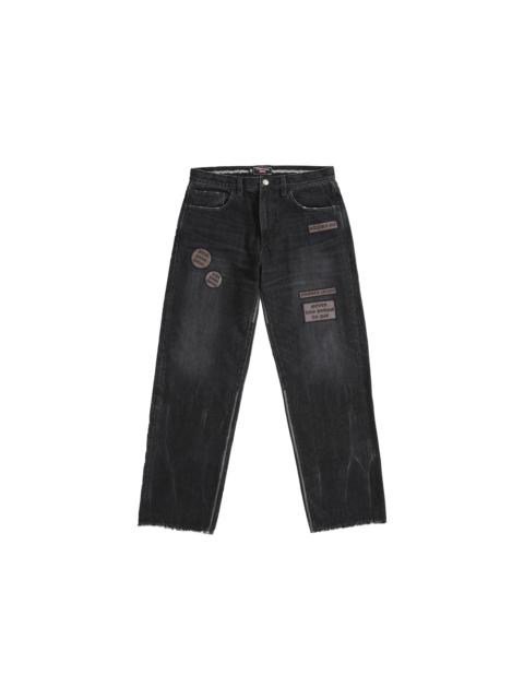 Supreme Supreme Number (N)ine Patches Loose Fit Jean Black