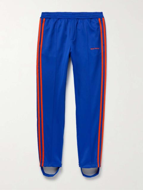 adidas Originals + Wales Bonner Straight-Leg Logo-Embroidered Striped Recycled-Jersey Track Pants