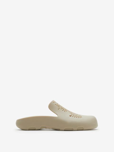 Burberry Rubber Stingray Clogs