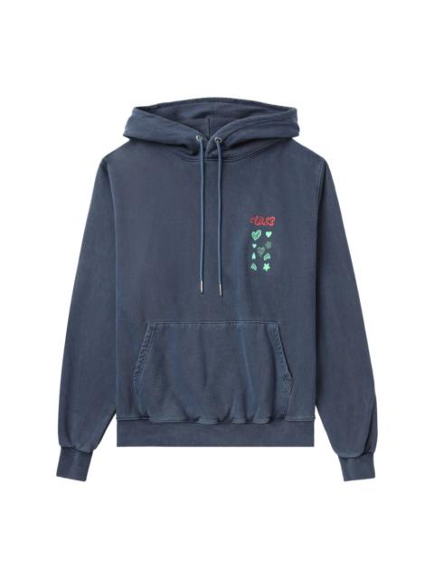 Andersson Bell logo-embroidered cotton hoodie