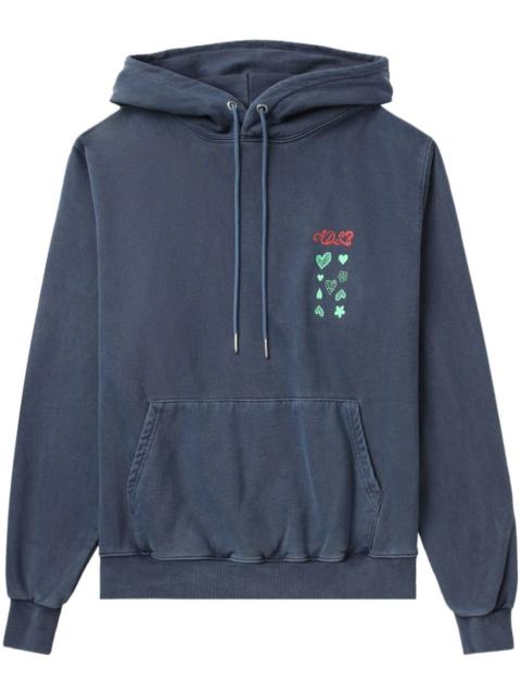 Andersson Bell logo-embroidered cotton hoodie