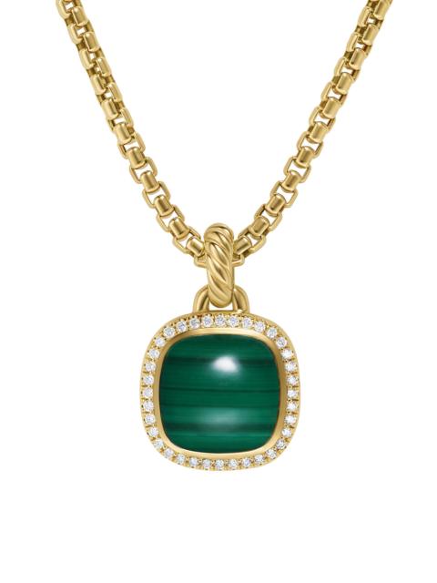 DAVID YURMAN Women's Albion Pendant in 18K Yellow Gold - Malachite