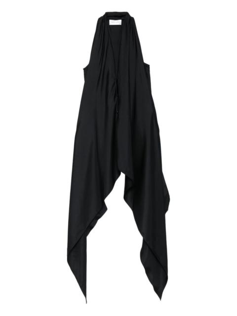 christian wijnants asymetric halter top