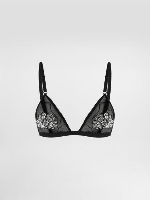Dolce & Gabbana Tulle and lace bra