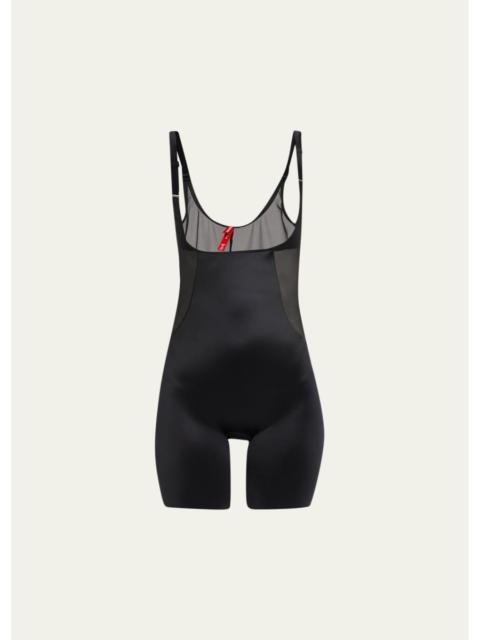 SPANX Open-Bust Mid-Thigh Shaping Bodysuit