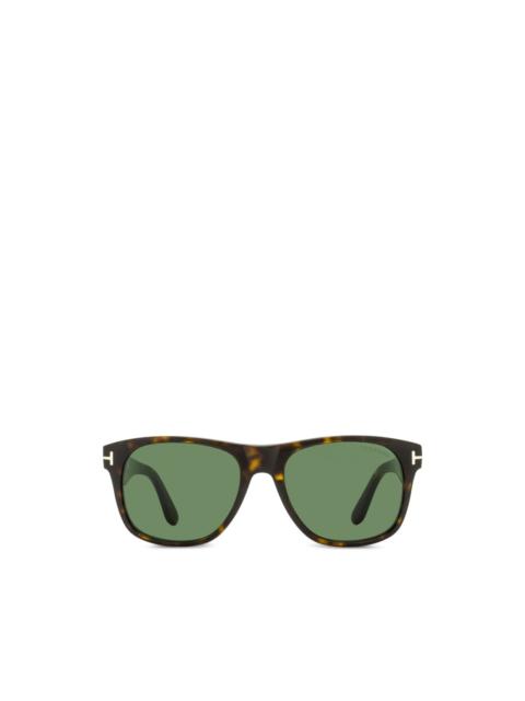 TOM FORD Marlon rectangular-frame sunglasses