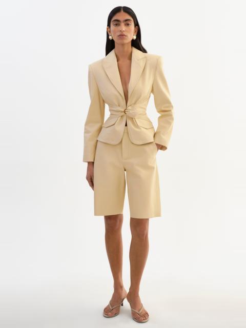 LAMARQUE LOTTA | Leather Bermuda Shorts