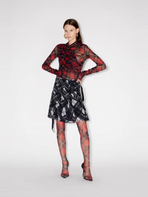 Jean Paul Gaultier THE BLACK TARTAN KILT