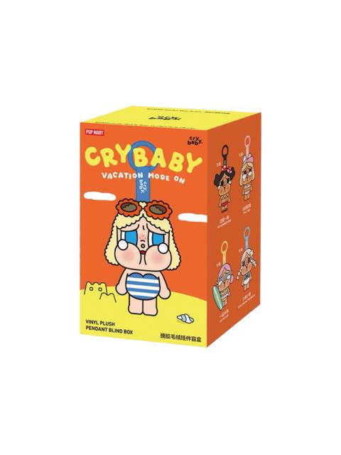 POP MART Pop Mart Crybaby Vacation Mode On Series Vinyl Plush Pendant Single Blind Box