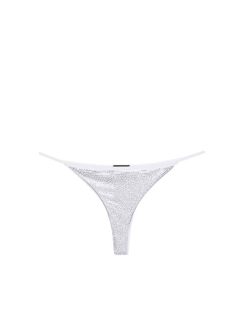 DSQUARED2 crystal-embellished bikini bottom