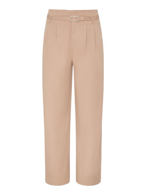 onia Lyocell-Blend Paperbag Pants taupe