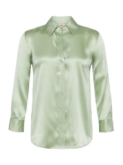 L'AGENCE Dani Silk Blouse