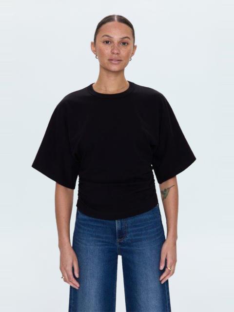 PISTOLA VERONICA KIMONO SLEEVE FITTED TEE - NOIR