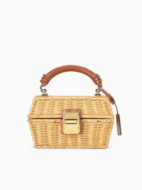 STAUD WICKER TACKLE BOX BAG NATURAL