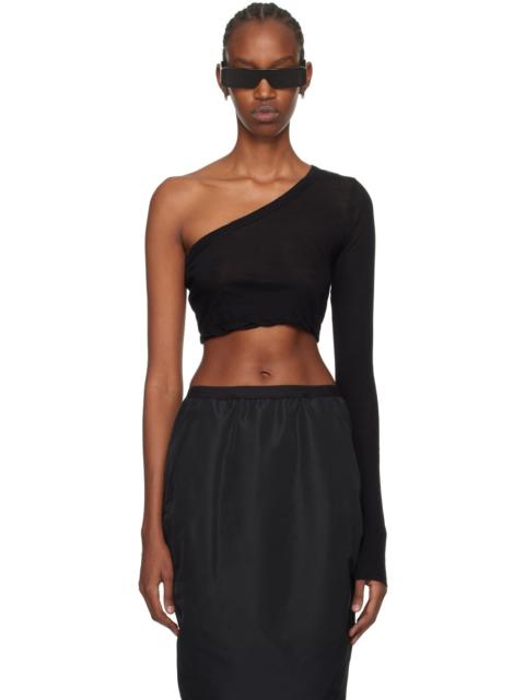 Rick Owens Black Ziggy Long Sleeve T-Shirt