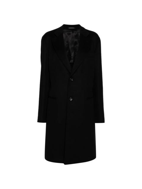 EMPORIO ARMANI felted coat