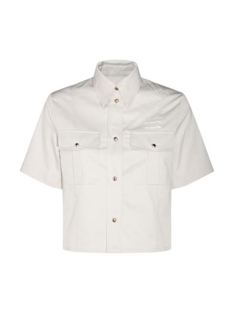 Miu Miu white cotton shirt