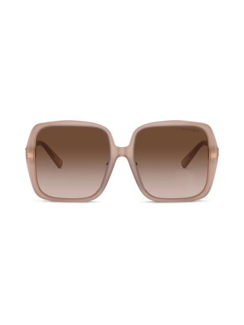 58mm Gradient Square Sunglasses