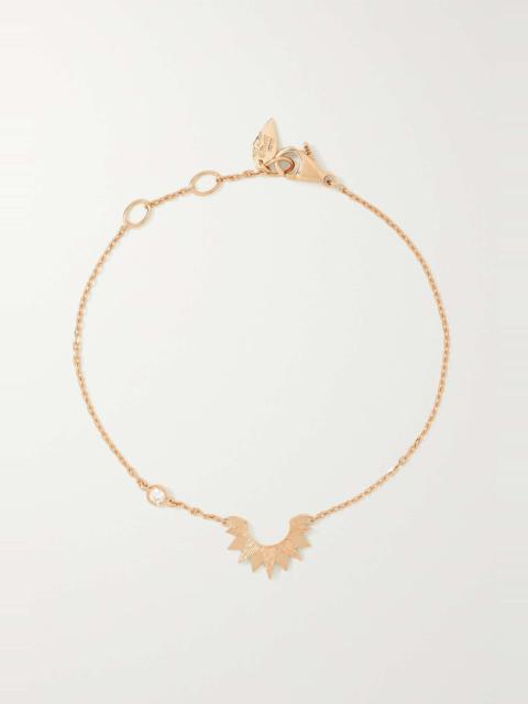 Piaget Sunlight 18-karat rose gold diamond bracelet