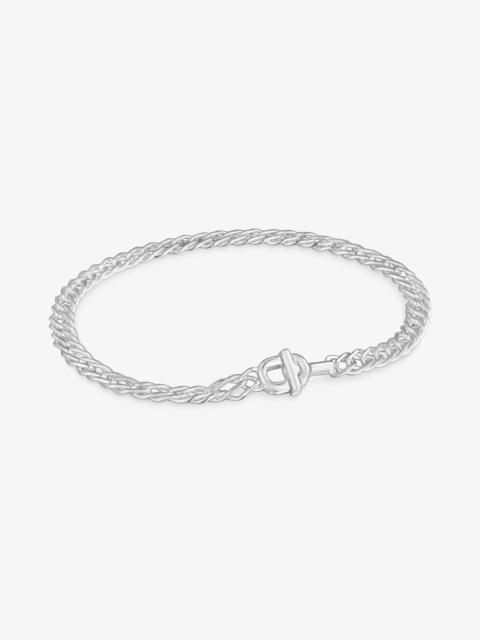 TOUS Silver Bracelet with double curb chain TOUS MANIFESTO