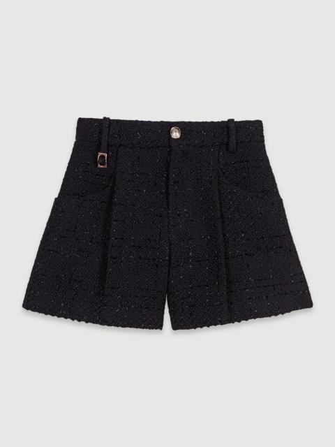 maje Tweed shorts