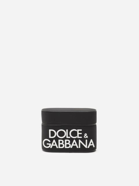 Dolce & Gabbana Rubber airpods pro case with micro-injection logo