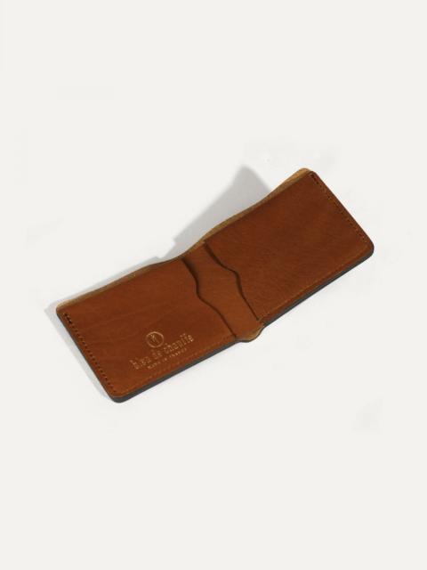 Bleu de Chauffe PEZE WALLET  -  AMBER BROWN