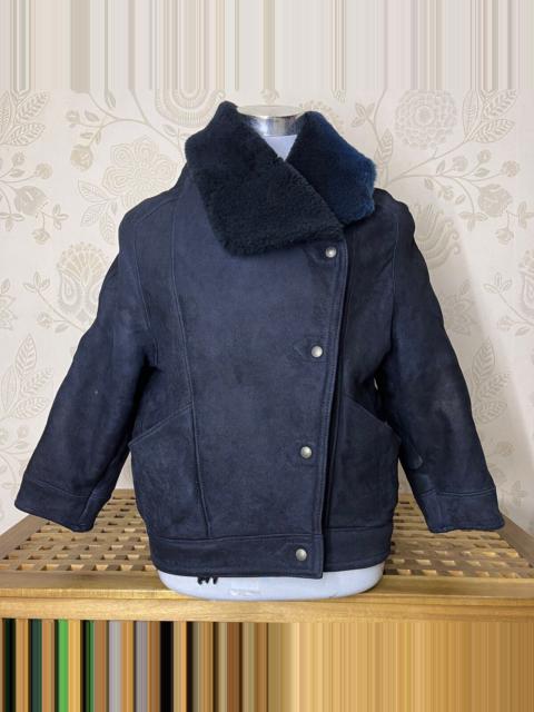 Other Designers Genuine Leather - O'ned Double Breast Sheepskin Leather & Fur Made In France