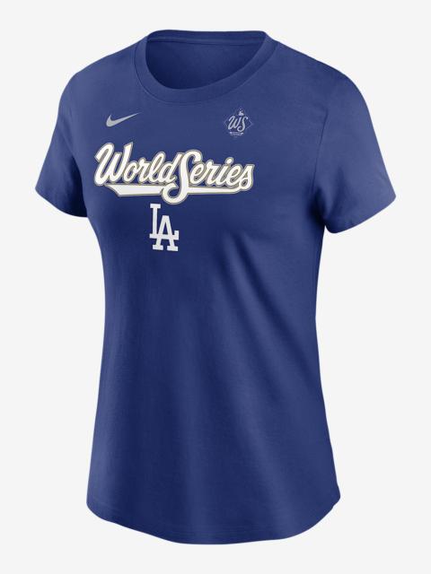 Nike Los Angeles Dodgers 2025 World Series Participant Authentic Collection Women's Nike MLB T-Shirt