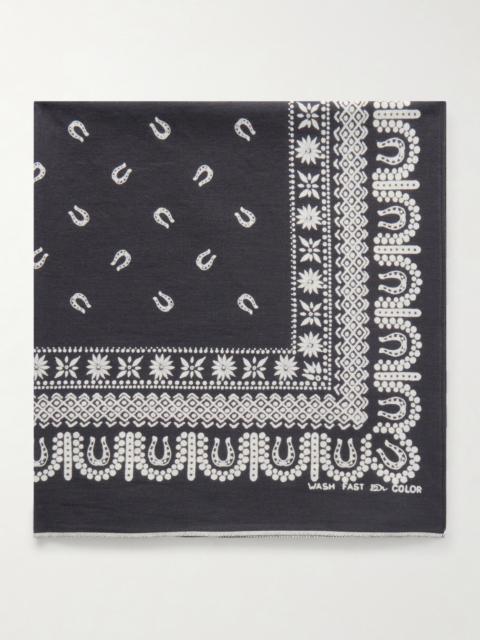 Kapital Fastcolor Selvedge Printed Cotton Scarf