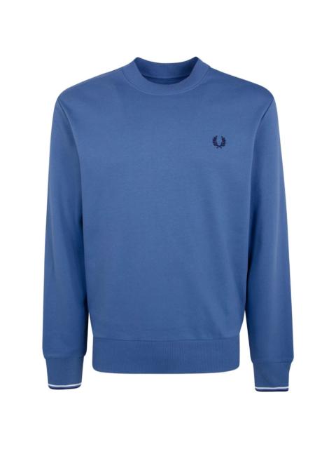 Fred Perry Laurel Wreath-embroidered sweater