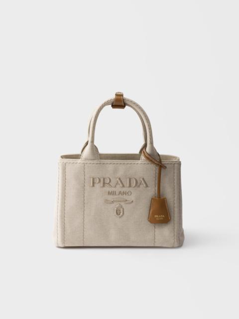 Prada Prada Jardinière small cotton canvas bag