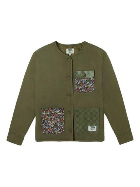 (WMNS) Vans Made With Liberty Fabric Jacket 'Olive Green' VN0A5FSDZEA