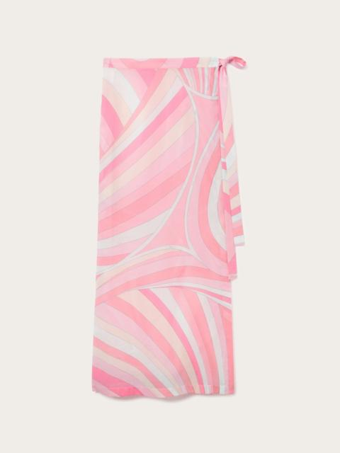 PUCCI IRIDE PRINT COTTON SARONG