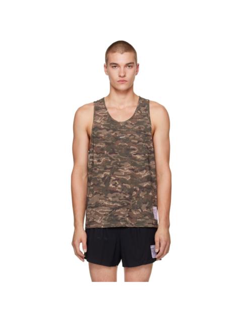 SATISFY Khaki Space-O Running Top