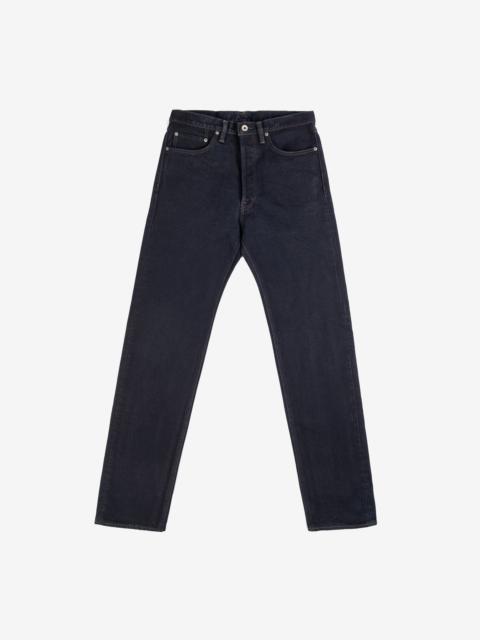 Iron Heart IH-1955S-OD 21oz Selvedge Denim "1955" Straight Cut Jeans - Indigo Overdyed Black