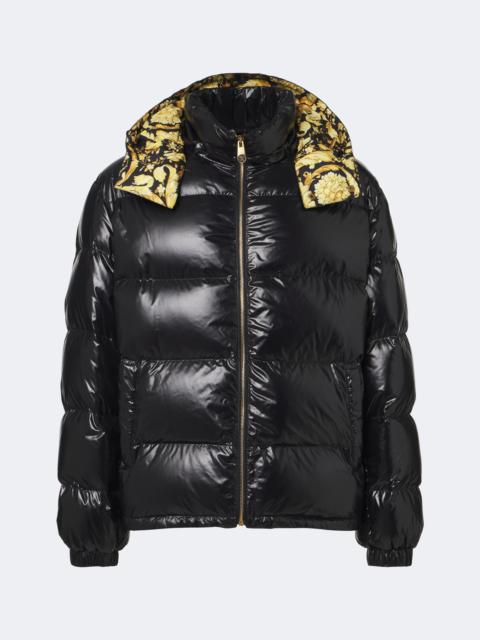 VERSACE Barocco hooded down jacket