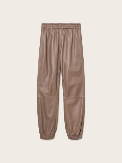ALLSAINTS JEN LEATHER SWEATPANTS