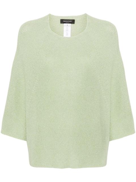 FABIANA FILIPPI metallic half-length sleeves jumper