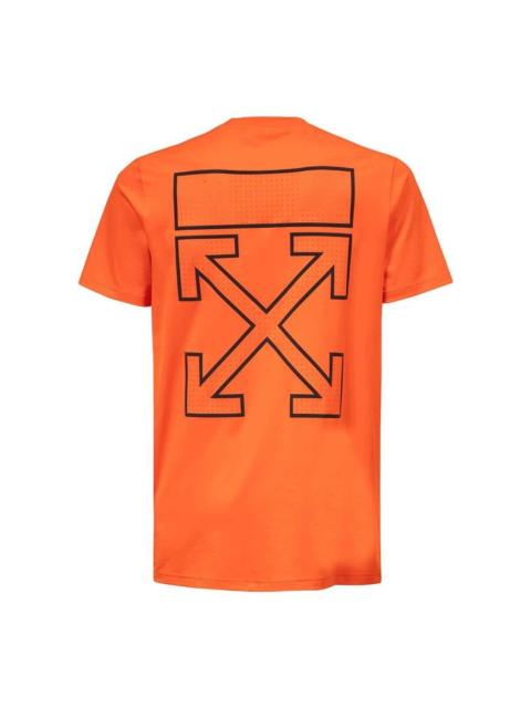 Off-White Off-White Other Materials T-shirt 'Orange' OMVA025S23FAB0012001